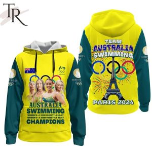 Australia Swimming Champions Paris 2024 Hoodie