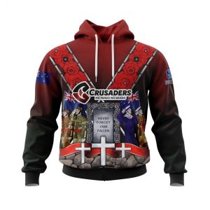 BNZ Crusaders Specialized Anzac Jersey Concepts Hoodie