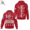 Back To Back Super Bowl Champions 1969 2019 2022 2023 NFL Kansas City Chiefs Red Hoodie