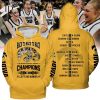 Back To Back To Back Big Ten Women’s Basketball Tournament Champions 2024 Iowa Hawkeyes Hoodie – Yellow