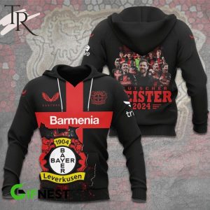 Bayer 04 Leverkusen Deutscher Meister 2024 Champions Hoodie