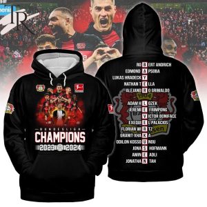 Bundesliga Champions 2023-2024 Bayer Leverkusen Hoodie