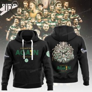 Celtic Champions Again 2023-24 Hoodie – Black