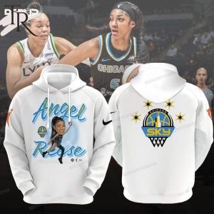 Chicago Sky Angel Reese Hoodie – White