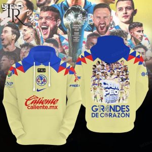 Club America Campeon Ap 2023 Drandes De Corazon Hoodie