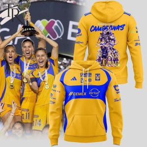 Club Tigres Femenil Campeon De Campeonas Hoodie