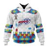 Custom Name And Number NFL Buffalo Bills Special Autism Awareness Design Hoodie