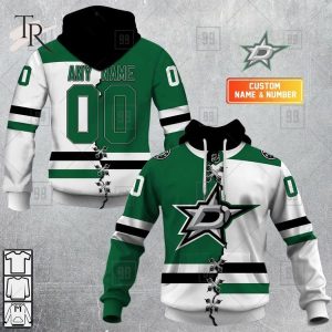 Custom Name And Number NHL Dallas Stars Mix Jersey 2023 Tshirt