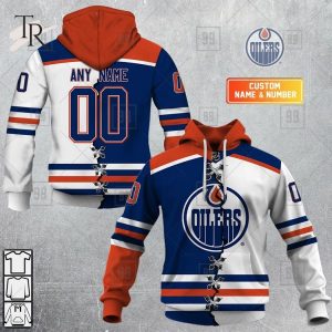 Custom Name And Number NHL Edmonton Oilers Mix Jersey 2023 Tshirt