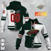 Custom Name And Number NHL Minnesota Wild Mix Jersey 2023 Tshirt