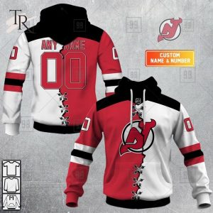 Custom Name And Number NHL New Jersey Devils Mix Jersey 2023 Tshirt