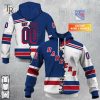 Custom Name And Number NHL New York Rangers Mix Jersey 2023 Tshirt