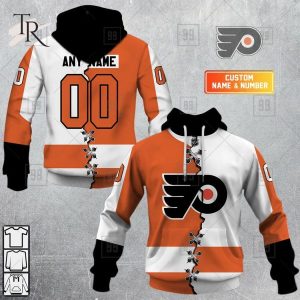 Custom Name And Number NHL Philadelphia Flyers Mix Jersey 2023 Tshirt