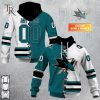 Custom Name And Number NHL San Jose Sharks Mix Jersey 2023 Tshirt