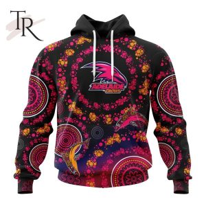 Customized AFL Adelaide Crows Special Pink Breast Cancer Design Hoodie 3D