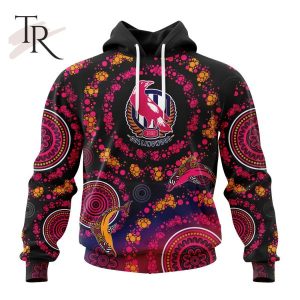 Customized AFL Collingwood Football Club Special Pink Breast Cancer Design Hoodie 3D