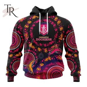 Customized AFL Fremantle Dockers Special Pink Breast Cancer Design Hoodie 3D