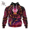 Customized AFL Geelong Cats Special Pink Breast Cancer Design Hoodie 3D