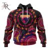 Customized AFL Hawthorn Football Club Special Pink Breast Cancer Design Hoodie 3D