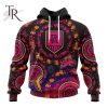 Customized AFL Port Adelaide Football Club Special Pink Breast Cancer Design Hoodie 3D