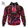 Customized NRL Brisbane Broncos Special Pink Breast Cancer Design Hoodie 3D