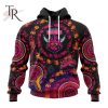 Customized NRL Canberra Raiders Special Pink Breast Cancer Design Hoodie 3D