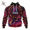 Customized NRL Gold Coast Titans Special Pink Breast Cancer Design Hoodie 3D