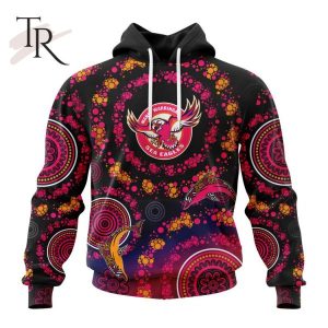 Customized NRL Manly Warringah Sea Eagles Special Pink Breast Cancer Design Hoodie 3D