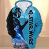 Darth Vader Star Wars 3D Blue Tshirt Star War Movie 3D Full Print Shirts