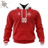 Denmark National Football Team Personalized 2024 Home Kits Hoodie