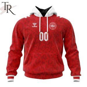 Denmark National Football Team Personalized 2024 Home Kits Hoodie