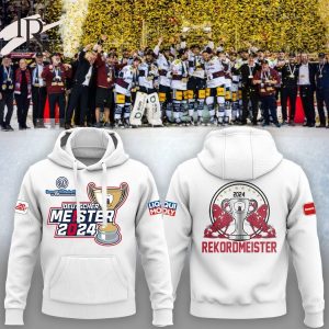 Eisbaren Berlin Deutscher Meister 2024 Rekordmeister Hoodie – White