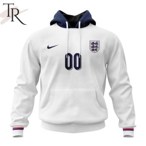 England National Football Team Personalized 2024 Home Kits Hoodie