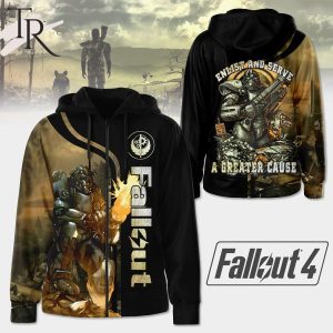 Fallout4 Enlist And Serve A Greater Cause Hoodie