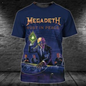 Fashion Megadeth Rock Band 3D T-Shirt