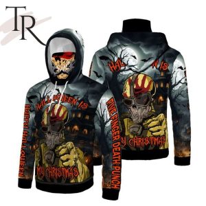 Five Finger Death Punch 5fdp – Halloween Gaiter Hoodie All-Over Print