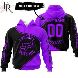 Fox Racing I Regret Nothing – Purple Hoodie