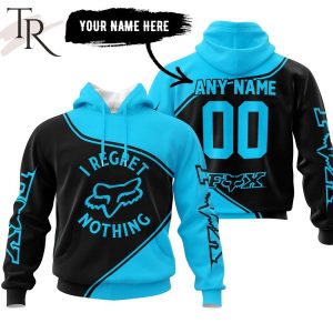 Fox Racing I Regret Nothing – Sky Blue Hoodie