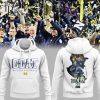 GOAT Michigan Wolverines Thank You Coach Jim Harbaugh Hoodie – White