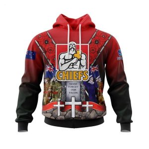 Gallagher Chiefs Specialized Anzac Jersey Concepts Hoodie