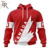 Hockey Canada Personalized Red Retro Concept Kits Hoodie