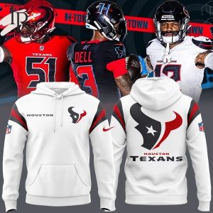 Houston Texans Liberty White Hoodie