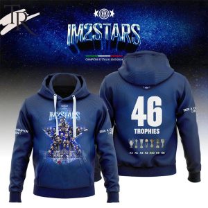 Inter Milan Campioni D’Italia 2023-2024 IM2STARS 46 Trophies Hoodie