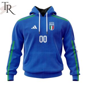 Italy National Football Team Personalized 2024 Home Kits Hoodie