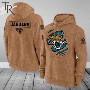 Jacksonville Jaguars NFL Salute To Service Club Pullover – Brown – Hoodie