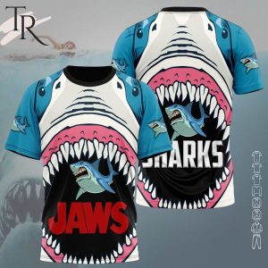 Jaws Horror Shark T-Shirt Hoodie