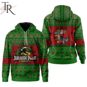 Jurassic Park Ho Ho Ho Christmas Hoodie