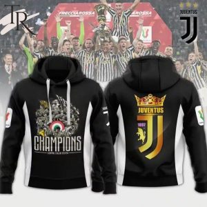 Juventus Champions Coppa Italia Frecciarossa 2023-24 Hoodie