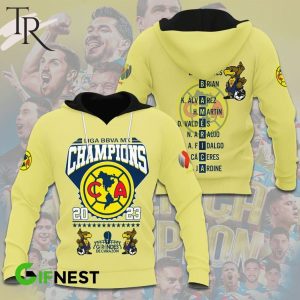 LIGA BBVA MX Champions 2023 Grandes De Corazon Club America Hoodie