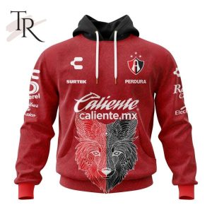 LIGA MX Atlas F.C 2023 – 2024 Away Aztec Design Hoodie